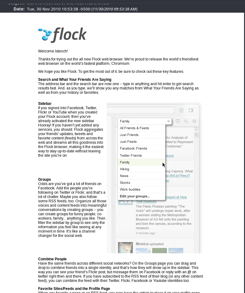 flock - the social browser